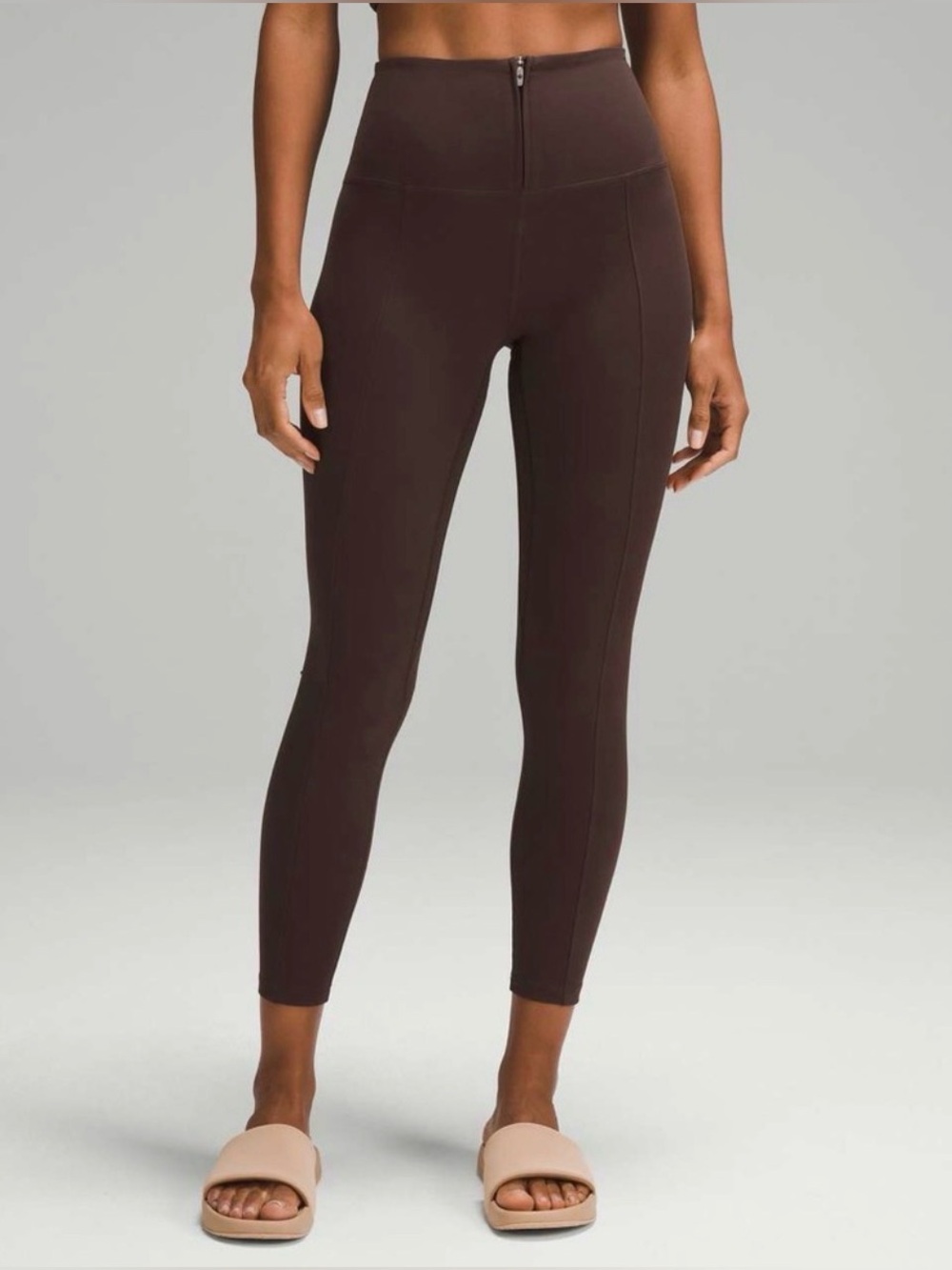 lululemon Align High-Rise (HR) Zip-Front Pant 25"  Espresso